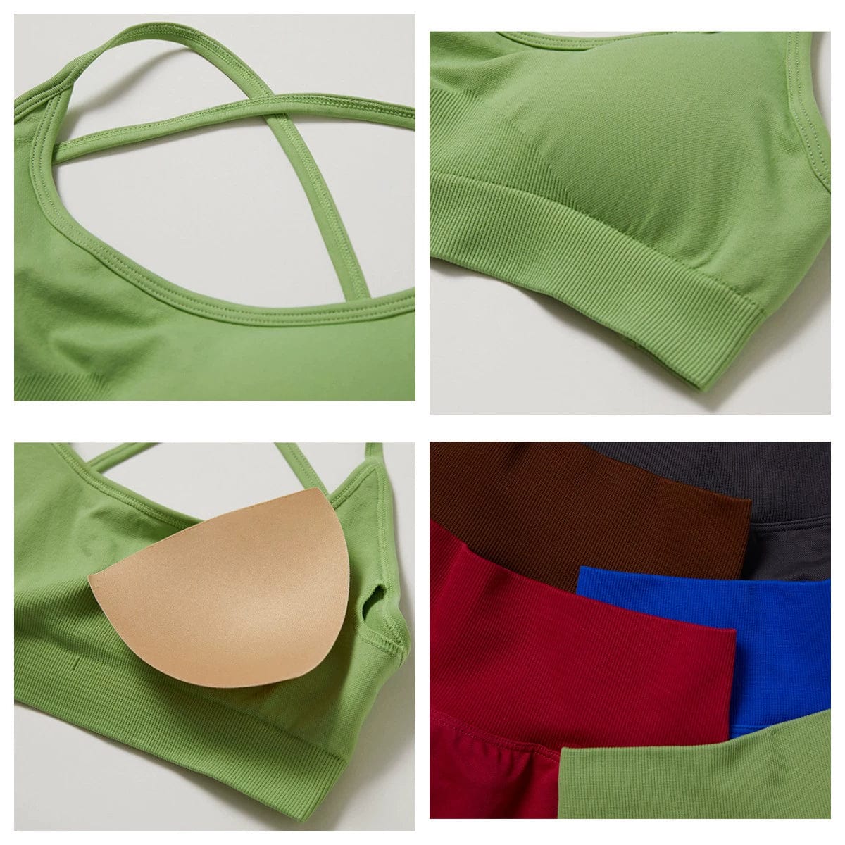 Cross Seamless Brassiere Tight Braces Beauty Back Yoga - SHOWLU FASHION STORE
