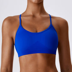Cross Seamless Brassiere Tight Braces Beauty Back Yoga - SHOWLU FASHION STORE