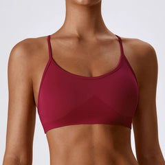 Cross Seamless Brassiere Tight Braces Beauty Back Yoga - SHOWLU FASHION STORE
