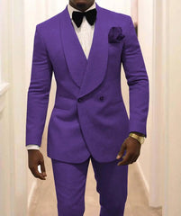 Custom Pour Hommes Made Groomsmen White Pattern Groom Tuxedos Shawl Lapel Suits 2PCS Wedding ( Jacket+Pants )Costume Homme - SHOWLU FASHION STORE
