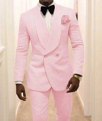 Custom Pour Hommes Made Groomsmen White Pattern Groom Tuxedos Shawl Lapel Suits 2PCS Wedding ( Jacket+Pants )Costume Homme - SHOWLU FASHION STORE