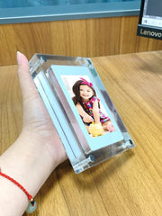 Cuttest Gift Acrylic Digital Photo Frame 5 Inch 1000mAh Vertical Display IPS Screen 2G Memory Battery Porta Retrato Digital - SHOWLU FASHION STORE