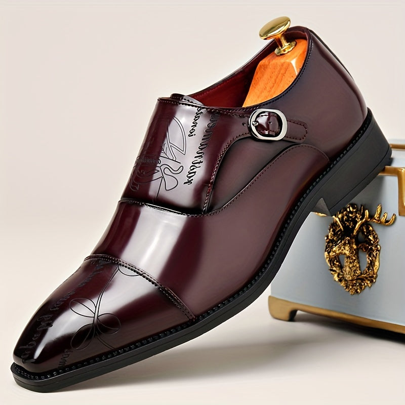 Fashionable Large Size Men'S Casual Shoes with Buckle Design, Beautiful And Elegant, Unique Pattern, Can Be Worn in All Seasons SHOWLU FASHION STORE