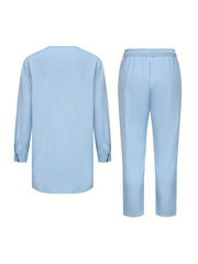 Men's Wedding Suit Two-Piece Trousers T-Shirt Suit Men's Elegant Suit Patchwork Crew Neck Classic Men's Social Suit Dress