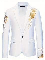 [Men's Gilded Business Suit Jacket] Foreign Trade Men's Gilded Business Suit Jacket SHOWLU FASHION STORE