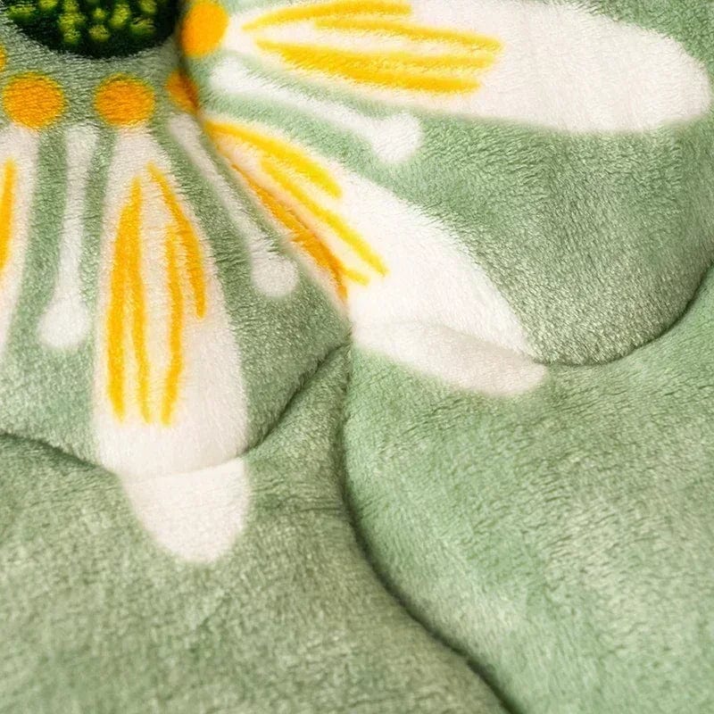 Daisy Super Thick Warm Autumn Winter Blankets for Beds Lambswool Thicken Warmth Blanket Soft Fluffy Weighted Blanket Comforter - SHOWLU FASHION STORE