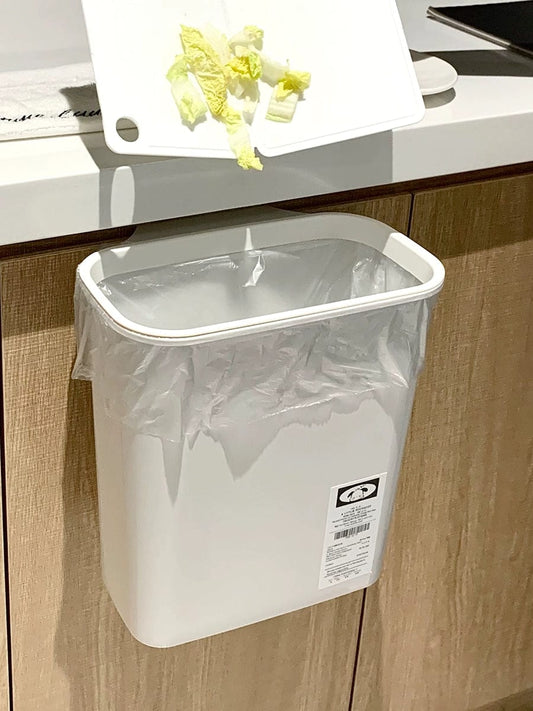 Donha Kitchen Trash Can Hanging Household Living Room Creative Cabinet Door Wall - Mounted Storage Bucket Kitchen Waste Trash Can - SHOWLU FASHION STORE