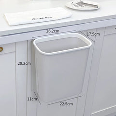 Donha Kitchen Trash Can Hanging Household Living Room Creative Cabinet Door Wall - Mounted Storage Bucket Kitchen Waste Trash Can - SHOWLU FASHION STORE