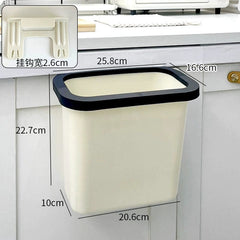 Donha Kitchen Trash Can Hanging Household Living Room Creative Cabinet Door Wall - Mounted Storage Bucket Kitchen Waste Trash Can - SHOWLU FASHION STORE