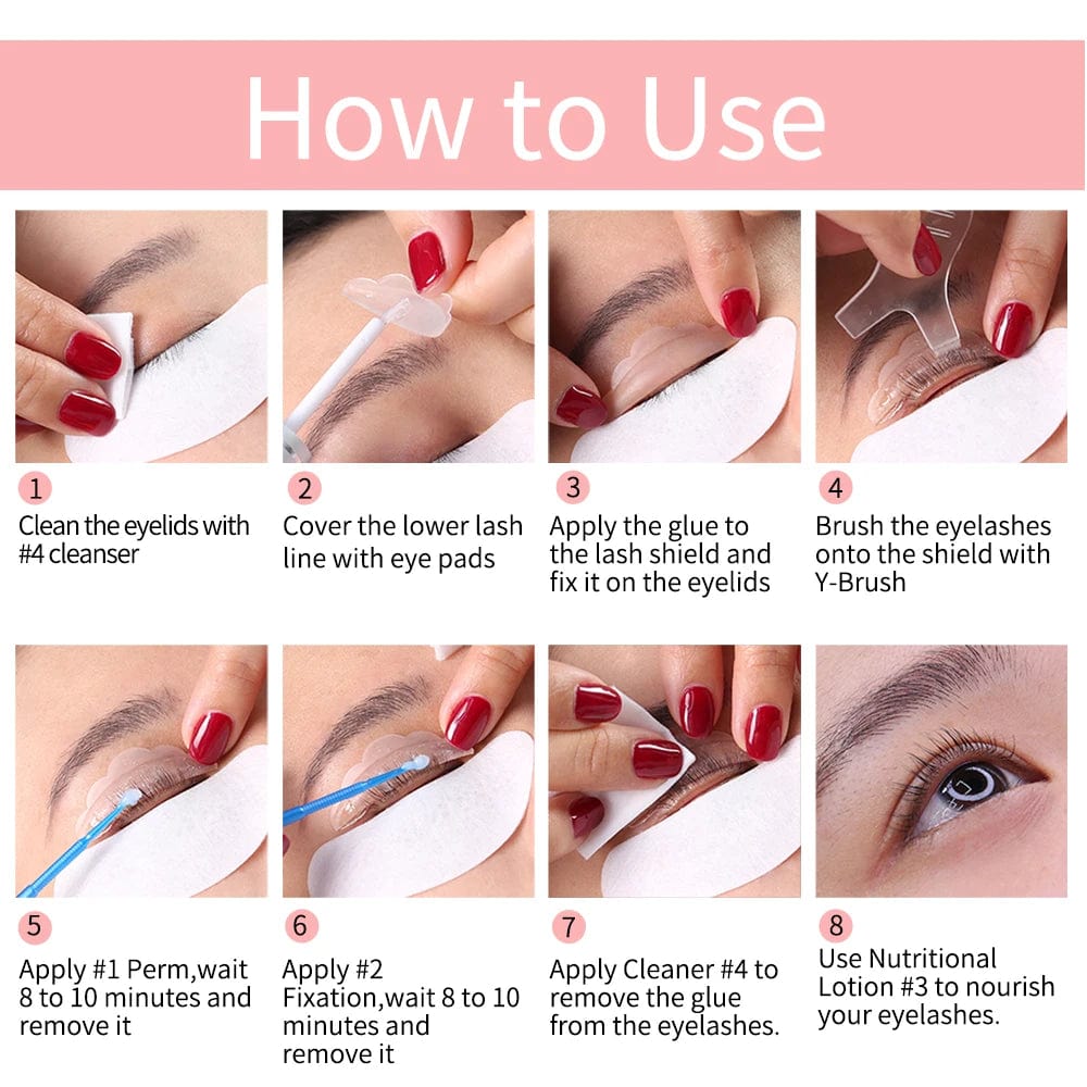 Dropshipping ICONSIGN Upgrade Version Lash Lift Kit Lifting Eyelashes Lasting 6 - 8 Weeks Calia Perm Eyelash Enhancer Makeup Tools - SHOWLU FASHION STORE