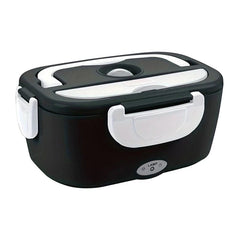 Dual - Use Car Office Electric Heated Lunch Box 220V 110V 24V 12V School Trip Travel Stainless Steel Food Warmer Container Black - SHOWLU FASHION STORE