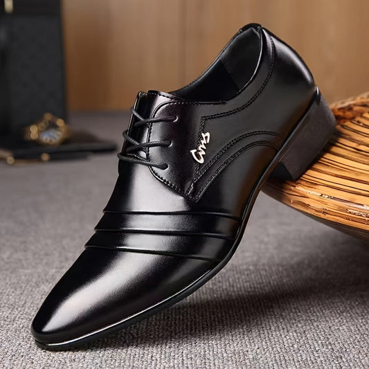 Men's Business Shoes, Elegant Dress Shoes for Party Wedding Business Meeting SHOWLU FASHION STORE