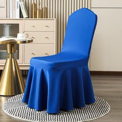 Elastic Chair Cover Cover Thickened One - Piece Chair Cover Hotel Wedding Hotel Banquet Neutral Universal All - Inclusive Chair Cover White - SHOWLU FASHION STORE