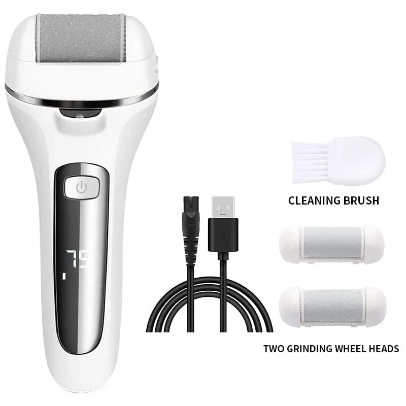 Electric Callus Remover Professional Foot File Grinder Pedicure Machine Rechargeable Heel Cracked Dead Skin Scrubber 3 Heads - SHOWLU FASHION STORE