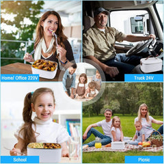 Electric Heated Lunch Box for Home and Car - SHOWLU FASHION STORE