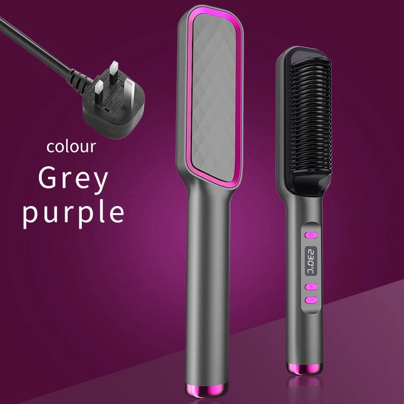 Electric Hot Comb Multifunctional Straight Hair Straightener Comb Negative Ion Anti - Scalding Styling Tool Straightening Brush - SHOWLU FASHION STORE