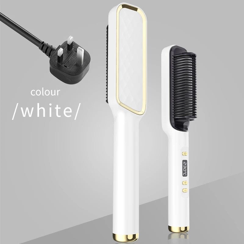Electric Hot Comb Multifunctional Straight Hair Straightener Comb Negative Ion Anti - Scalding Styling Tool Straightening Brush - SHOWLU FASHION STORE