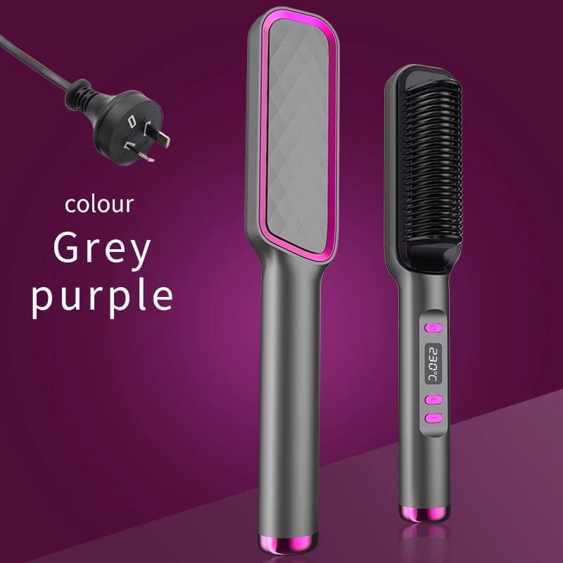 Electric Hot Comb Multifunctional Straight Hair Straightener Comb Negative Ion Anti - Scalding Styling Tool Straightening Brush - SHOWLU FASHION STORE