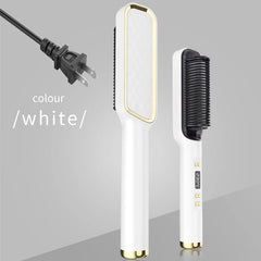Electric Hot Comb Multifunctional Straight Hair Straightener Comb Negative Ion Anti - Scalding Styling Tool Straightening Brush - SHOWLU FASHION STORE