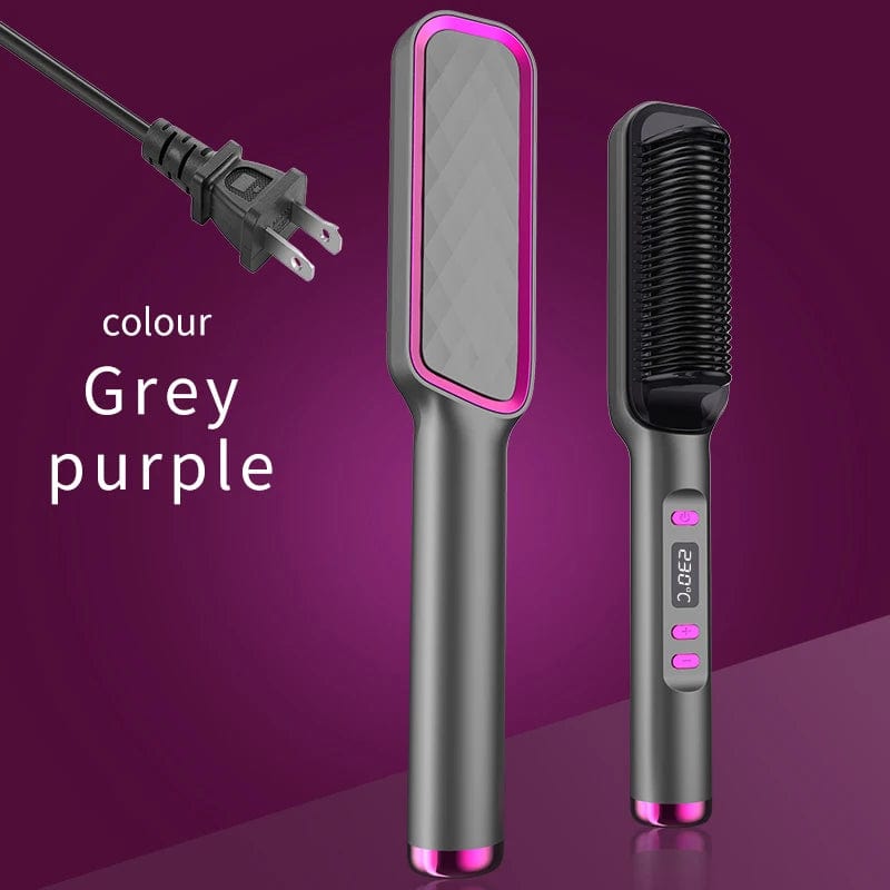 Electric Hot Comb Multifunctional Straight Hair Straightener Comb Negative Ion Anti - Scalding Styling Tool Straightening Brush - SHOWLU FASHION STORE