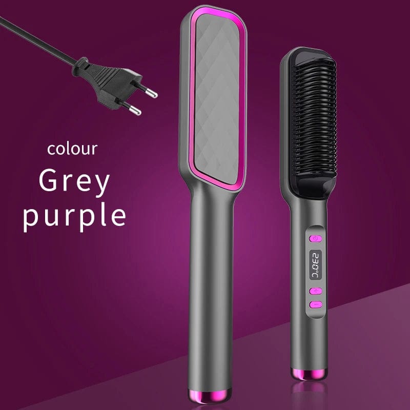 Electric Hot Comb Multifunctional Straight Hair Straightener Comb Negative Ion Anti - Scalding Styling Tool Straightening Brush - SHOWLU FASHION STORE