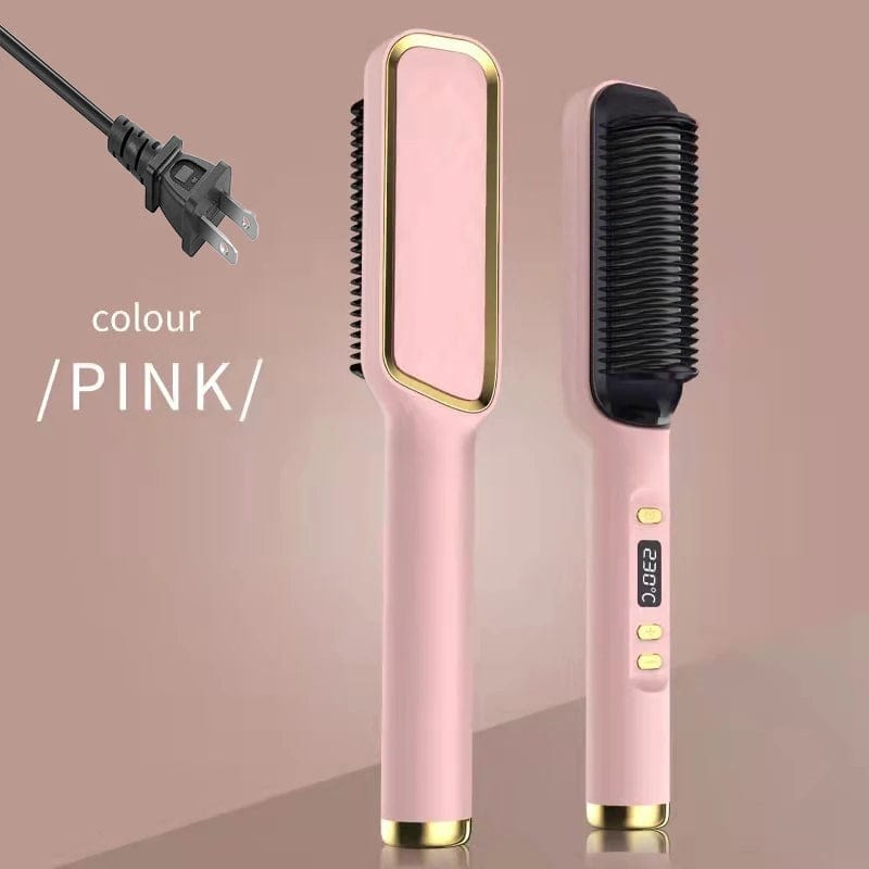 Electric Hot Comb Multifunctional Straight Hair Straightener Comb Negative Ion Anti - Scalding Styling Tool Straightening Brush - SHOWLU FASHION STORE
