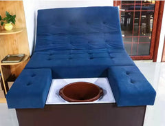 Electric Massage Couch All - Steel Frame Multifunctional Facial Bed Pedicure Health Club Beauty Salon Foot Bath Massage Integrated - SHOWLU FASHION STORE