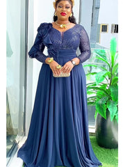 Elegant African Dresses for Women 2025 New Africa Clothing Plus Size Turkey Wedding Party Long Dress Dashiki Ankara Outfits Robe - SHOWLU FASHION STORE