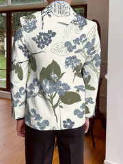 Elegant Men's Blazer - Casual & Formal, Long Sleeve, Button - Up Suit Jacket with Stylish Print Design for All Seasons, Autumn Winter, No Iron - SHOWLU FASHION STORE