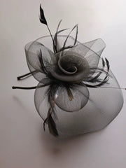 Elegant Vintage Mesh Dinner Party Billycock Headdress - SHOWLU FASHION STORE