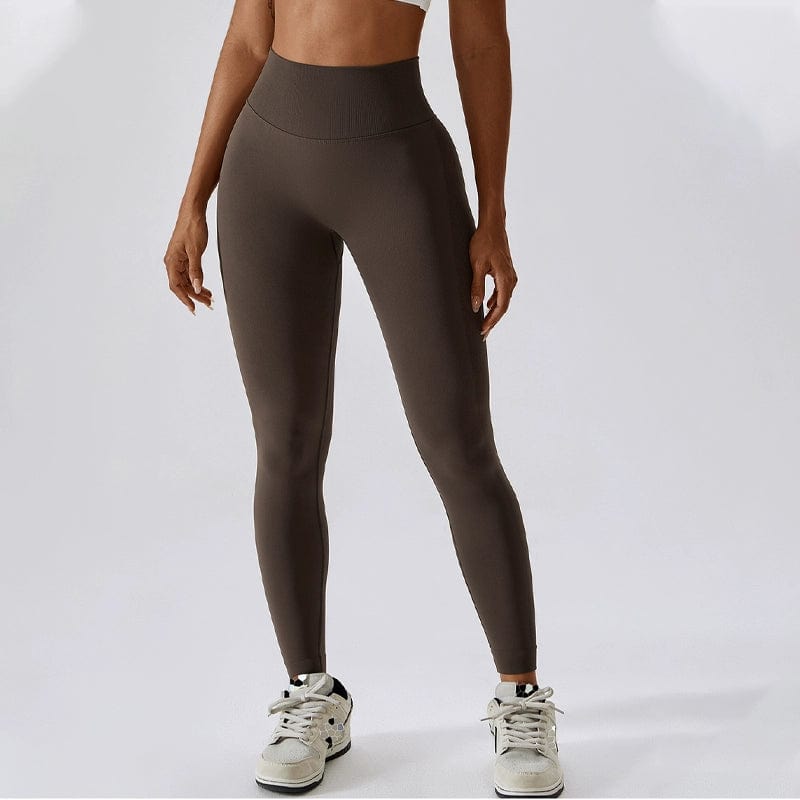 European and American Buttock Lifting Seamless Fitness Pants Belly Holding High Waist Yoga Pants Tight Cropped Pants Cycling Running Sweat pants Trousers - SHOWLU FASHION STORE