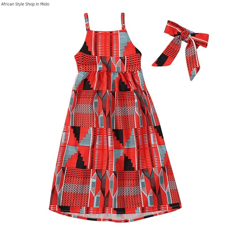 European and American Girls Flying Sleeves Dress - SHOWLU FASHION STORE