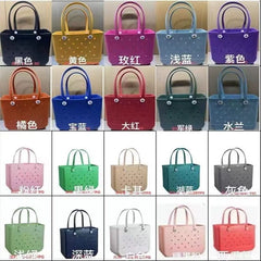 Eva Fashion Outdoor Print Hole Storage Beach Bag - SHOWLU FASHION STORE