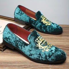 [Casual Loafers ZL02] Casual Loafers ZL02 - Solid Color, Low Top Slip-On Shoes, Comfortable Business Casual Footwear SHOWLU FASHION STORE