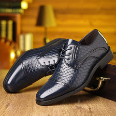 Spring New Men'S Fashion Business Formal Shoes Men'S Shoes English Shoes European Version Single Shoes SHOWLU FASHION STORE
