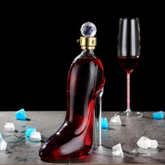 1pc, Elegant High Heel Hanger, Wine Dispenser, European Home Restaurant Multi Functional Red Wine Hanger, Home Furnishings, Home Decor, Party Supplies, Suitable for Giving to Female Friends, 45oz
