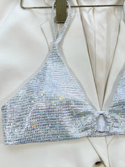 Fashion Bikini Sexy Swimsuit with Chest Pad Separates - SHOWLU FASHION STORE