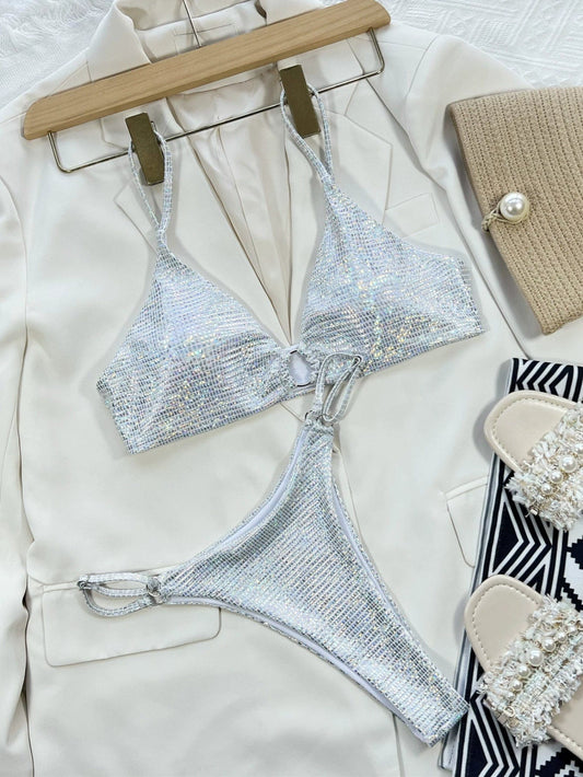 Fashion Bikini Sexy Swimsuit with Chest Pad Separates - SHOWLU FASHION STORE