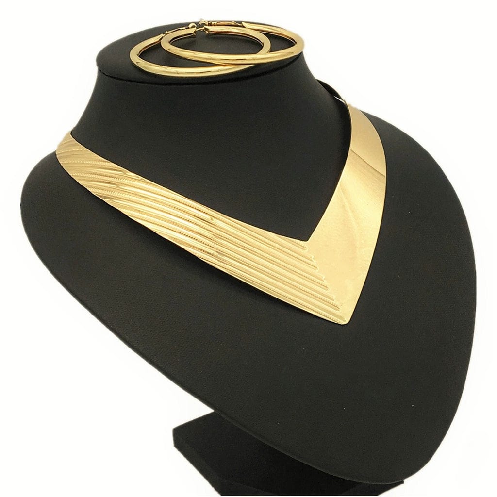 Fashion Exaggerated Punk Alloy Collar - SHOWLU FASHION STORE