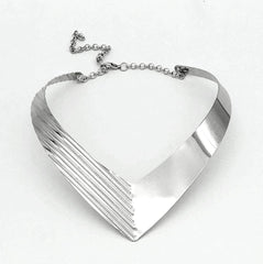 Fashion Exaggerated Punk Alloy Collar - SHOWLU FASHION STORE