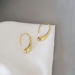 Fashion S925 Silver Needle Earrings Ring Bracelet Set Simple Personality Womens Water Drop Four - piece Jewelry Set for Women Gift - SHOWLU FASHION STORE
