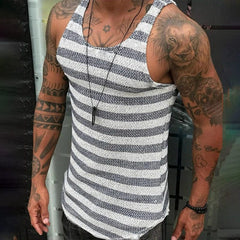 Fashion Summer Sexy Cut Out White Knitted Fabric Vest - SHOWLU FASHION STORE