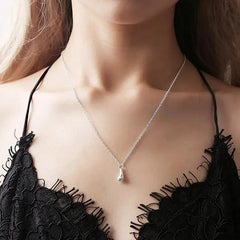 Fashion Teardrop Jewelry Set for Women Simple Ring Necklace Bracelet Earrings Four - piece Set Suitable for Engagement Jewelry - SHOWLU FASHION STORE