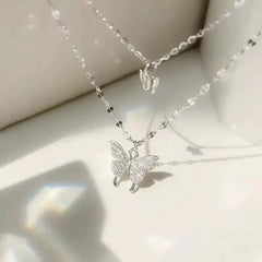 Fashion Unique Design Elegant and Exquisite Double - layer Pearl Love Pendant Necklace Women Jewelry Wedding Party Premium Gift - SHOWLU FASHION STORE