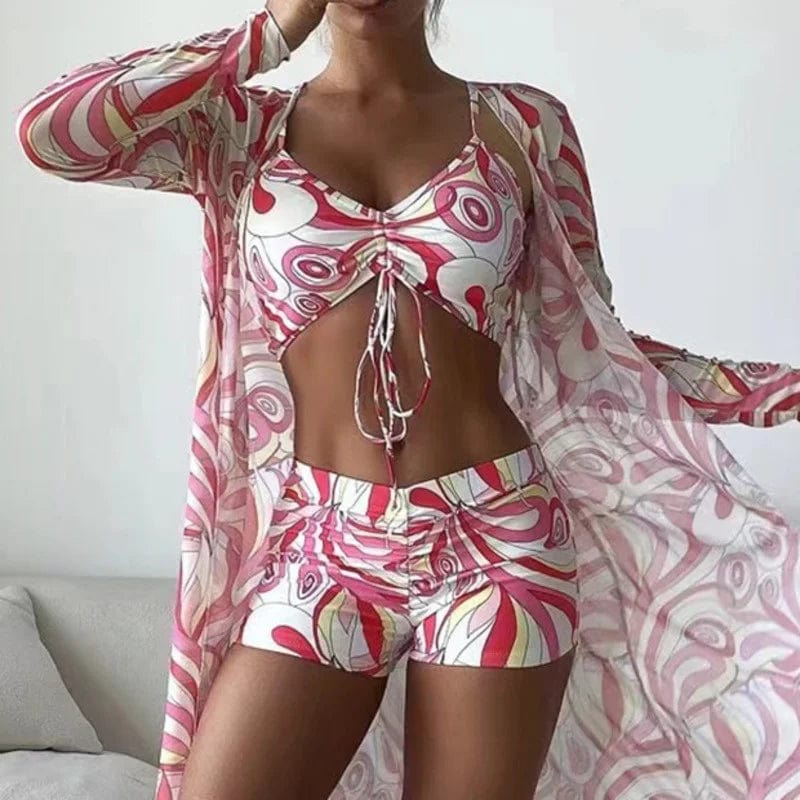 Female Sports Tankini Set - SHOWLU FASHION STORE