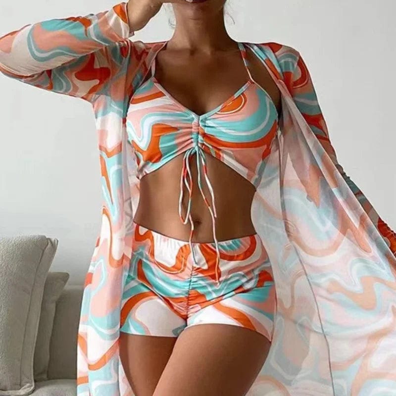 Female Sports Tankini Set - SHOWLU FASHION STORE