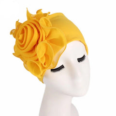 Flower Printed Women Muslim Hat Indian Turban Hair Loss Hat Chemo Cancer Cap Headwear Beanie Skullies Islamic Turban Bonnet New - SHOWLU FASHION STORE