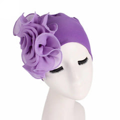 Flower Printed Women Muslim Hat Indian Turban Hair Loss Hat Chemo Cancer Cap Headwear Beanie Skullies Islamic Turban Bonnet New - SHOWLU FASHION STORE