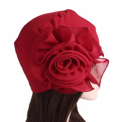 Flower Printed Women Muslim Hat Indian Turban Hair Loss Hat Chemo Cancer Cap Headwear Beanie Skullies Islamic Turban Bonnet New - SHOWLU FASHION STORE