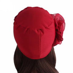 Flower Printed Women Muslim Hat Indian Turban Hair Loss Hat Chemo Cancer Cap Headwear Beanie Skullies Islamic Turban Bonnet New - SHOWLU FASHION STORE